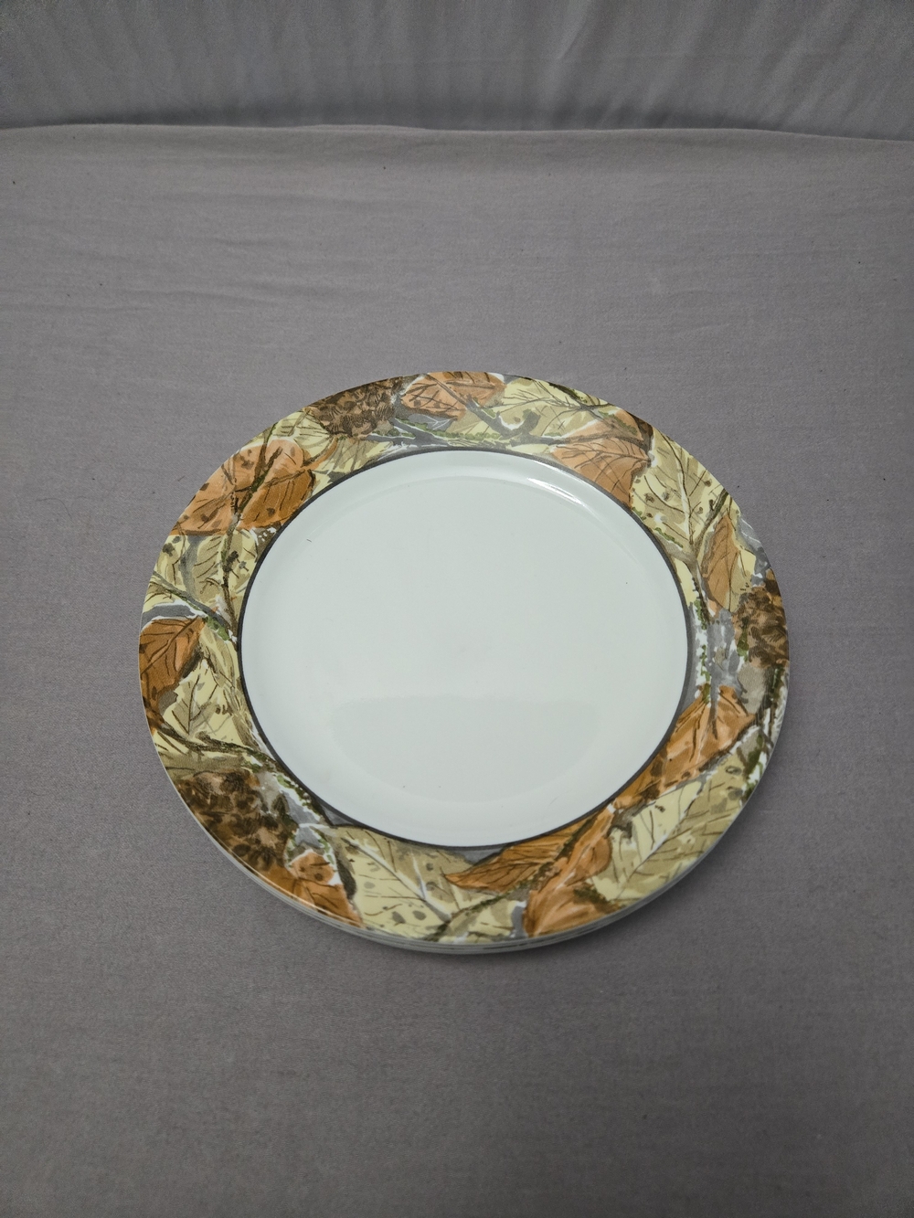 Corelle Woodland Leaves 4 pcs Dinner Plate 10.75" Round